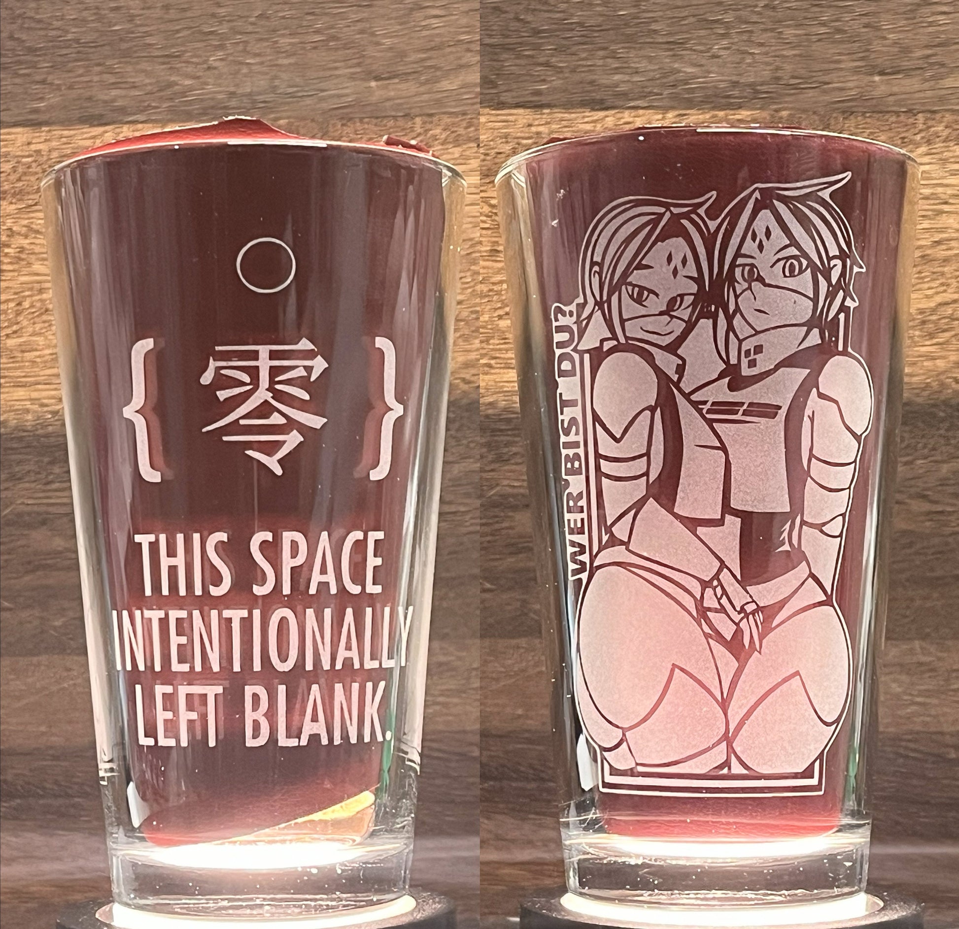 Signalis - Kolibri | Etched Pint Glass