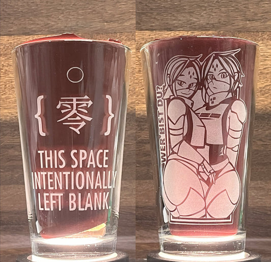 Signalis - Kolibri | Etched Pint Glass