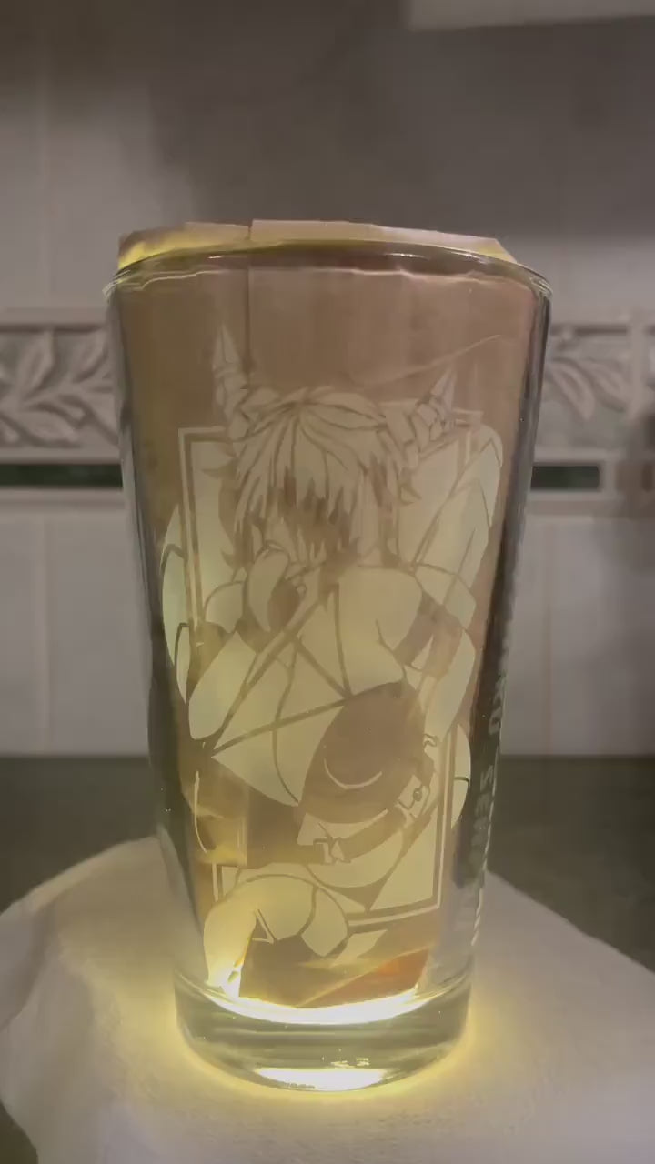 Artvein x Neku_Senpaii | Etched Pint Glass