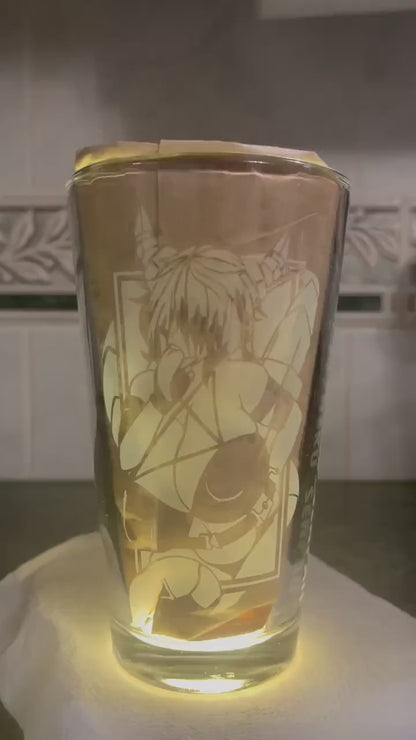 Artvein x Neku_Senpaii | Etched Pint Glass