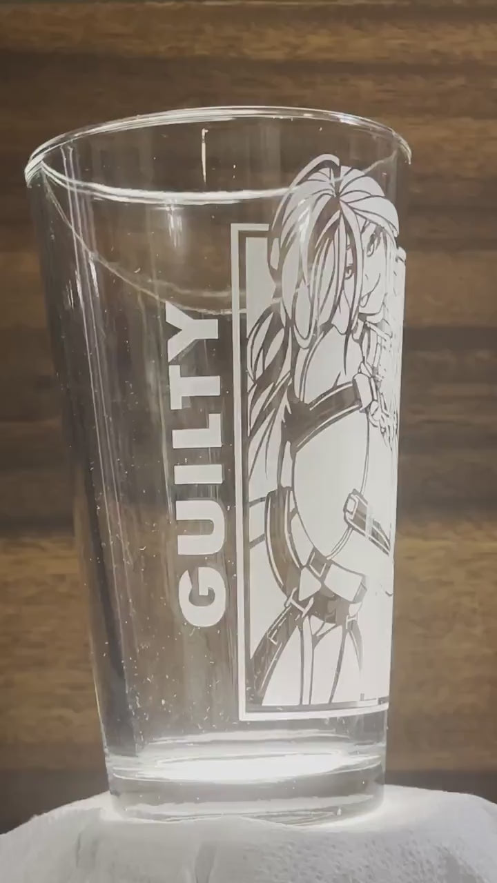 Nikke: Goddess of Victory - Guilty | Etched Pint Glass