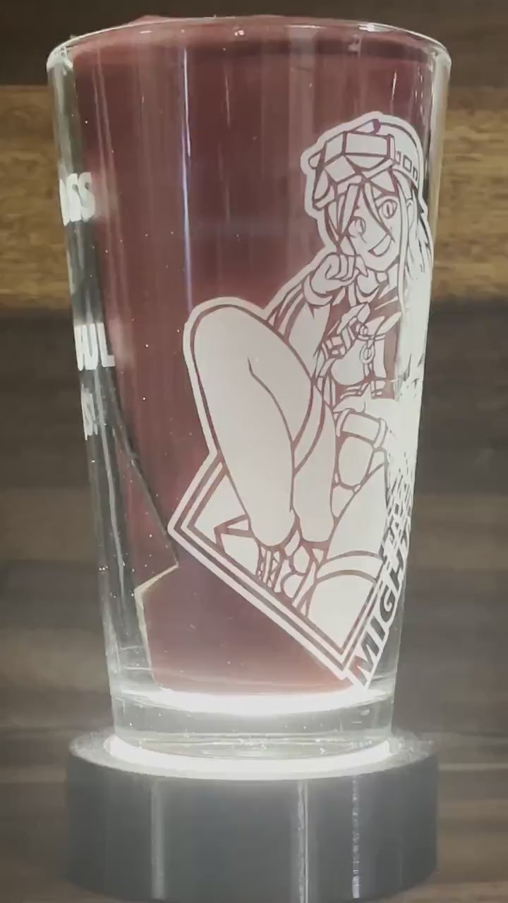 Nikke: Goddess of Victory - Centi | Etched Pint Glass