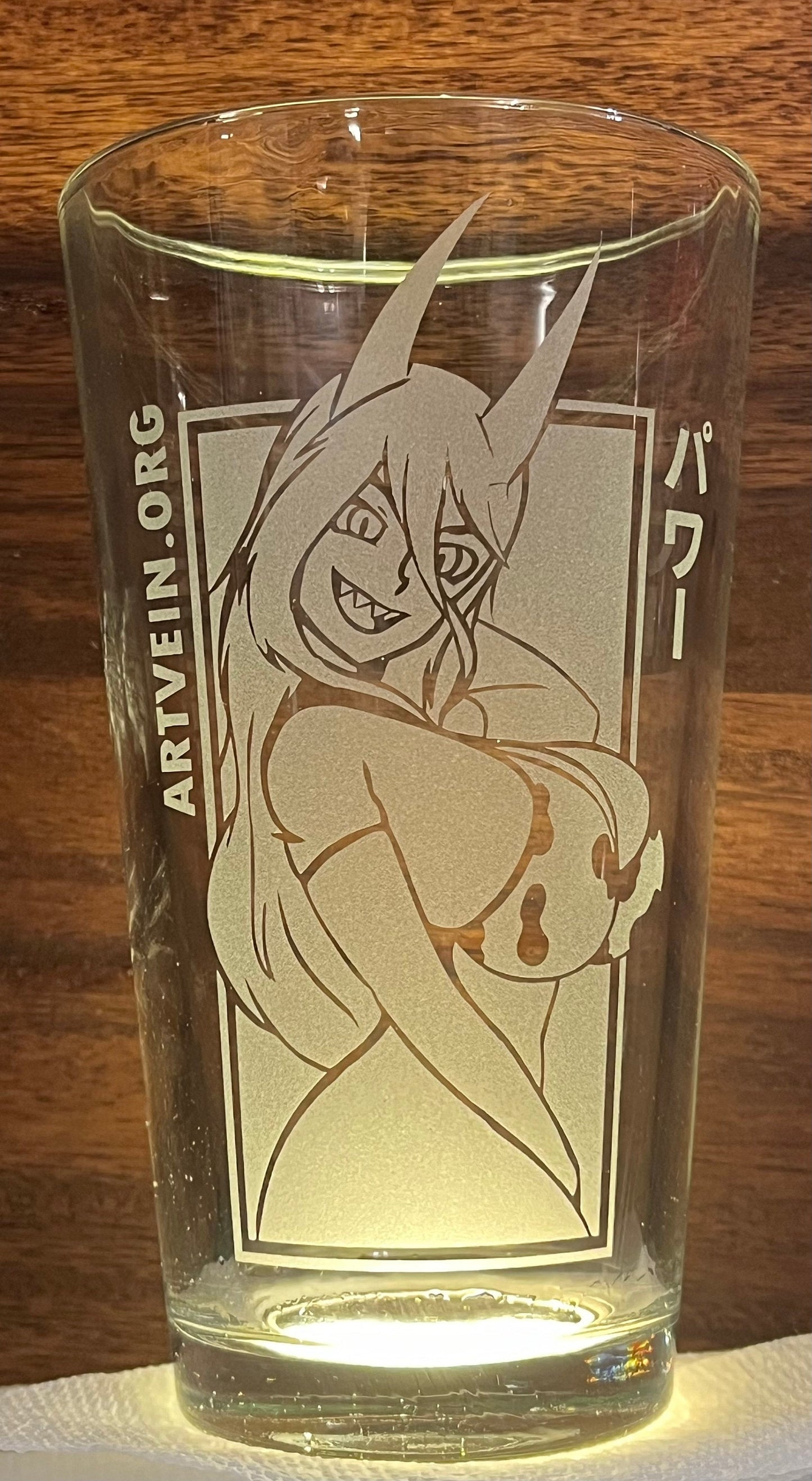 Chainsaw Man - Power | Etched Pint Glass