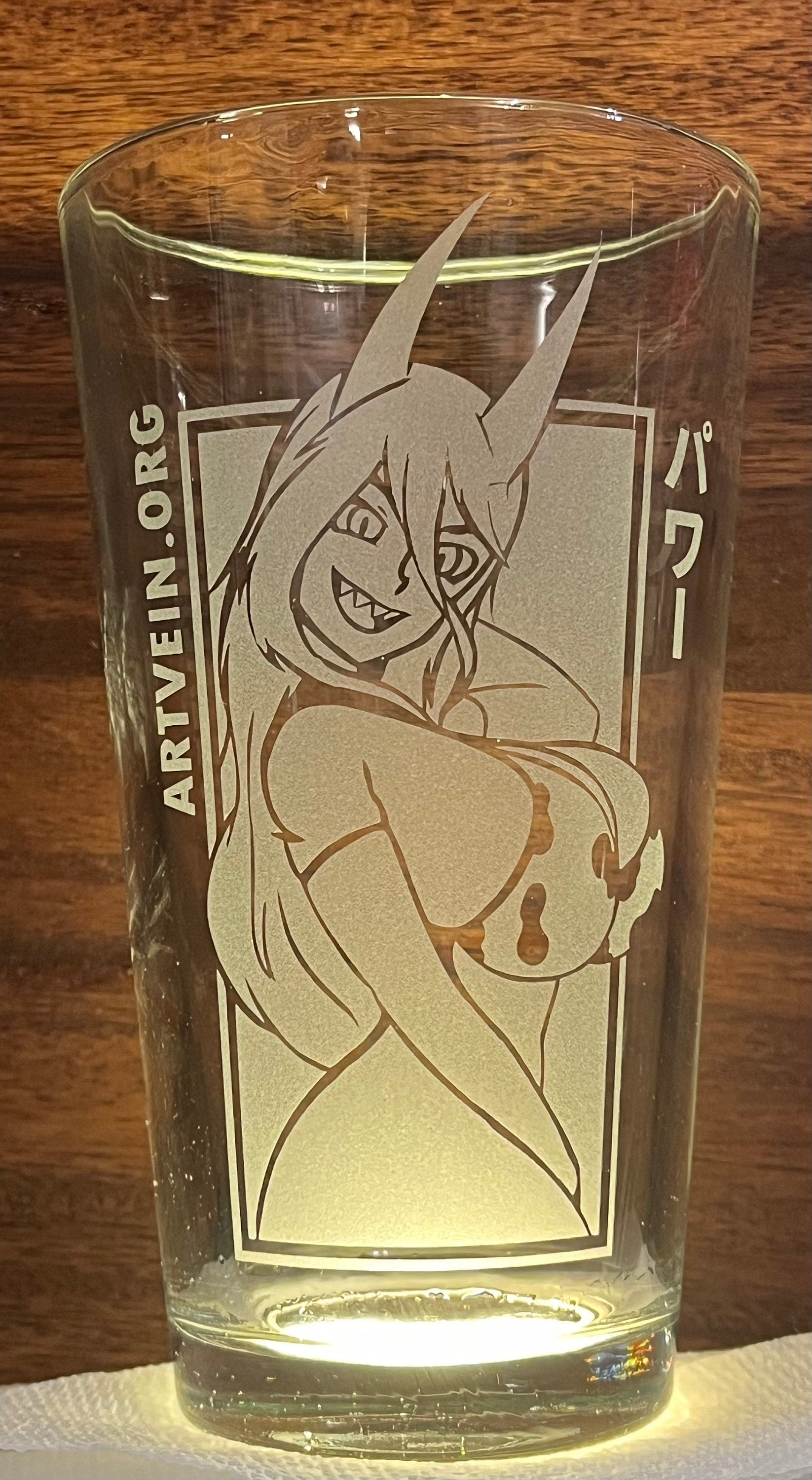 Chainsaw Man - Power | Etched Pint Glass