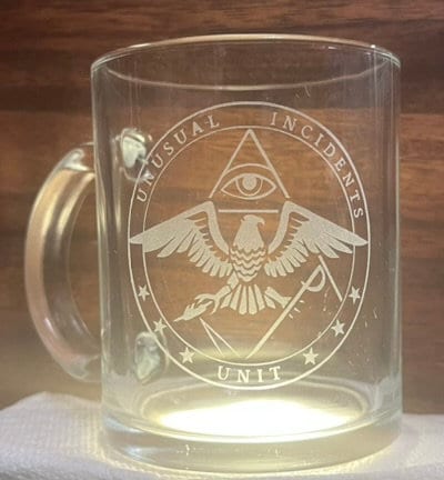 SCP Foundation / UIU / MC&D Logos | Etched Glass Mugs