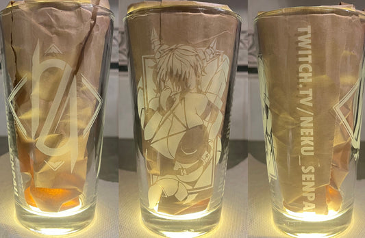 Artvein x Neku_Senpaii | Etched Pint Glass