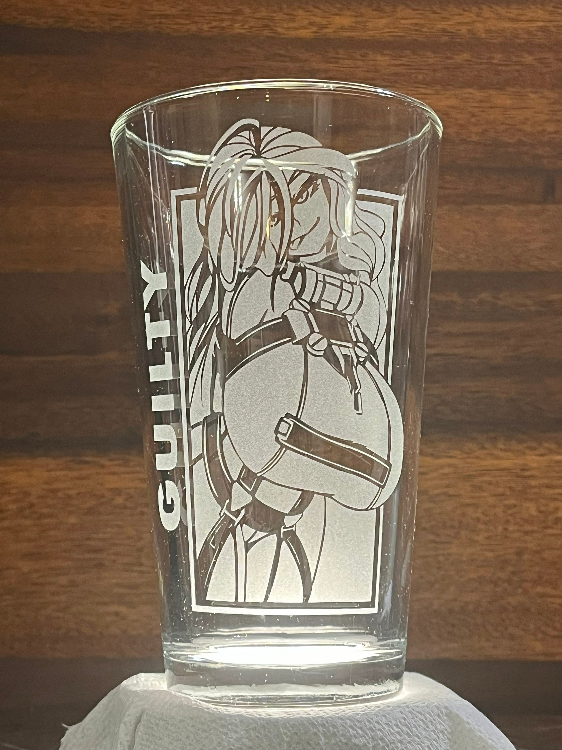 Nikke: Goddess of Victory - Guilty | Etched Pint Glass